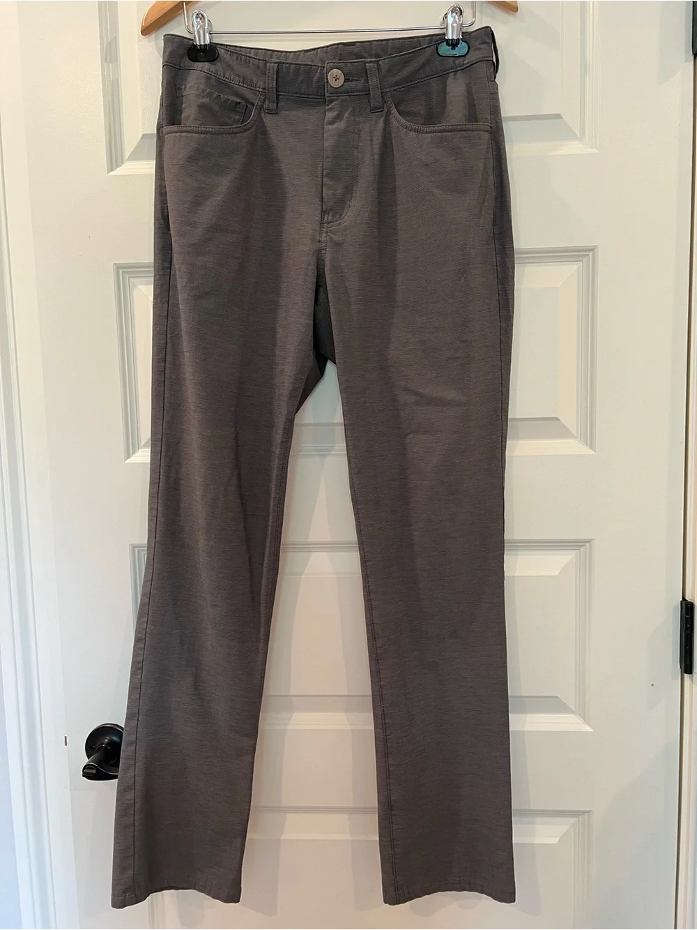 Ben Hogan Men’s Golf Pants 32x32 Gray Performance Straight Leg 5 Pocket